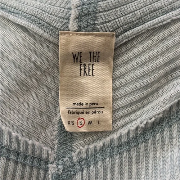 WE THE FREE OCEANVIEW PLUNGING V NECK RIBBED LONG SLEEVE THERMAL - Picture 6 of 7